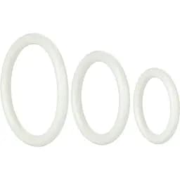 Эрекционное кольцо CalExotics Tri-Rings 3 шт белый