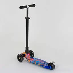 Самокат дитячий Best Scooter 59х16х30 см Чорно-синій 000231540 - мініатюра 4
