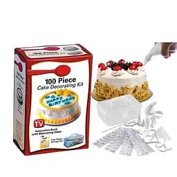 Набор для украшения и декорирования тортов Cake Decorator 100 предметов, Kitchen Master Белый 86392
