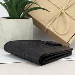 Гаманець чоловічий шкіряний Handycover HC0041 чорний з гербом України - мініатюра 4