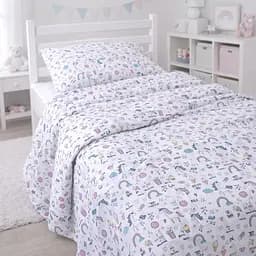 Підковдра бязь MirSon Tiny Unicorn pink 175х210 см (2200012579336)