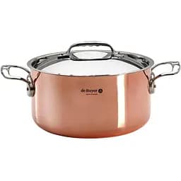 Кастрюля с крышкой De Buyer Prima Matera 16 см 1.8 л медная (6242.16)