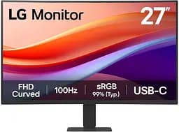 Монітор LG 27" 27U421A-B Curved FHD VA 100Hz (27U421A-B)