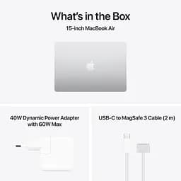 Ноутбук Apple 15.3 MacBook Air / M5/16GB/1TB/UMA/MacOS/Silver (MDVA4UA/A) - мініатюра 7