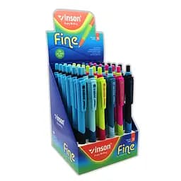 Авторучка 5237 Vinson FINE 0,7 мм, кулькова синя (6948910062371)