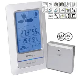 Метеостанція Technoline WS6740 White/Silver (WS6740), Білий - мініатюра 7