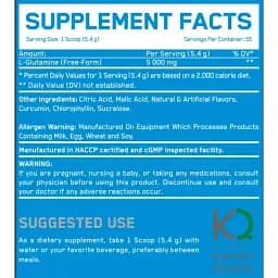 Амінокислота Everbuild Nutrition Glutamine Пунш з кислих яблук 300 г - мініатюра 2