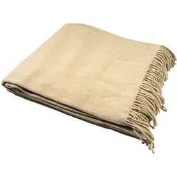 Плед Ярослав вовна мериноса 200х140 см (39515_бежевий)