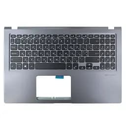 Корпус верхня кришка для Asus X515DA series (GREY, топкейс з клавіатурою, 90NB0T41-R31UA0, C Cover, Original)