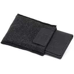 Візитниця з обкладинкою для ID-паспорта з натуральної шкіри Grande Pelle 11291 чорна - мініатюра 5