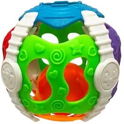 Дитяче брязкальце Bambi Куля 801-4D з кулькою-дзвіночком