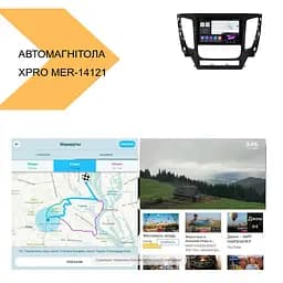 Автомагнітола XPRO штатна Mitsubishi Pajero 2016-2018 9 +CAN Android 10.1 4/32 (MER-14121_5649) - мініатюра 2