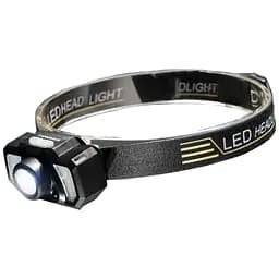 Ліхтарик налобний акумуляторний Tiross TS-1962 з кріпленням, USB зарядка 1 шт. чорний (TS-1962)