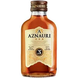 Бренді України Aznauri 3 зірки 40% 0.1 л (859883)