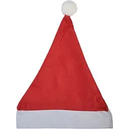 Новогодний карнавальный колпак Devilon фетровый 40 см красный (462926)