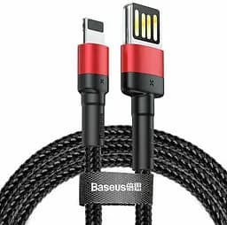 Кабель Baseus Cafule Special Edition Cable USB to Lightning 2.4A 1m CALKLF-G91 Black-Red