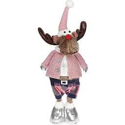 Мягкая игрушка Bona Лось в розовом, мальчик 23х14х60 см (000265381)