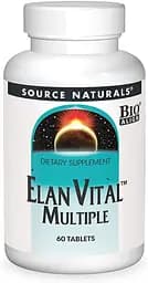 Вітаміни та мінерали Source Naturals Elan Vital Multiple, 60 таблеток