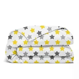 Дитяча постільна білизна в ліжечко COOKIES CS2, жовтий (CookieYellowGrey_99Summer110x160_140) - мініатюра 4