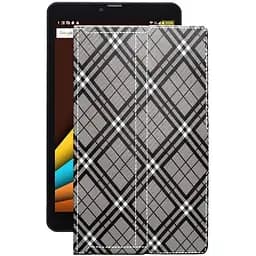 Чехол StatusCASE из экокожи для планшета Sigma X-style Tab A81 Клеточки