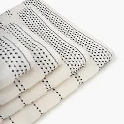Рушник MBM HOME Слід вітру 70x140 см крапка айворі (BT-18 L IVORY/DOT) - мініатюра 7