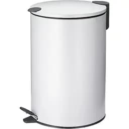Мусорное ведро Kela Mats 12 л белое (10641)