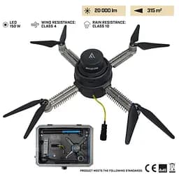 Прожектор-квадрокоптер Mactronic SKYLUX 200 (20 000 Lm) (TLD0010) - мініатюра 2
