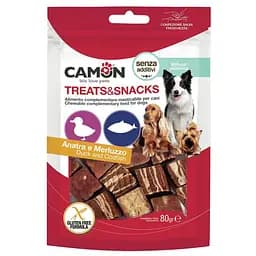 Кубики с уткой и треской Camon Treats & Snacks 80 г