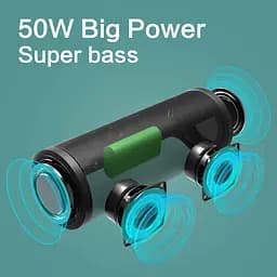 Портативна акустика Xdobo Hero 1999 50W до 20 годин роботи бездротова чорна - мініатюра 10