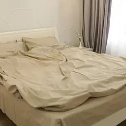 Комплект постельного белья Кретон нежно-желтого цвета Duna - двуспальный