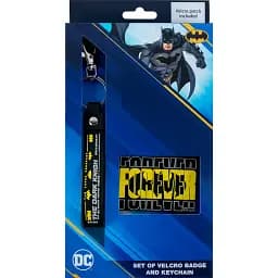 Набор бейдж на липучке и брелок-подвеска Kite DC Comics Batman DC24-3010