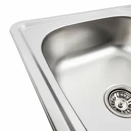 Кухонна мийка з нержавіючої сталі Platinum 5848 декор (0,6/170 мм), R, Decor - мініатюра 6