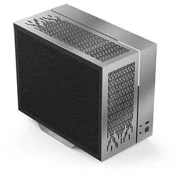 Корпус ALmordor Seiya 180 Matx Dark серебристый, без БП, Mini Tower SFF, для Micro ATX/Mini ITX, 1xUSB 3.0, 1xType-C, макс. CPU -