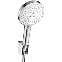 Душовий набір Hansgrohe Raindance Select S 120 Porter хром/білий 26721400, Хром