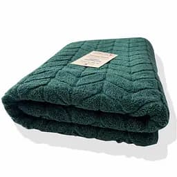 Полотенце банное Lovely Svi хлопок жаккардовый для ванной, гостиниц, СПА - 70 х 140 см Milano Зеленый (701124)