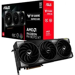 Відеокарта Asus TUF Gaming Radeon RX 9070 XT OC Edition 16 GB (TUF-RX9070XT-O16G-GAMING) UA [130195]