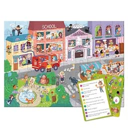 Дитячий віммельпазл "Містечко професій" DoDo Toys 300662, 60 елементів - мініатюра 3