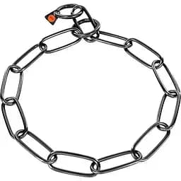 Ошейник для собак Sprenger Collar Extra Long Link экстрадлинное звено 4 мм, вороненая сталь 71 см