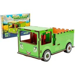 Детский деревянный 3D конструктор Грузовик PuzzleOk Puz-00929 37 деталей