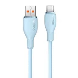 Кабель Baseus Pudding Series Fast Charging Cable USB to Type-C 100W 1.2m P10355703311-00 Blue - мініатюра 3