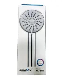 Лійка душова Zegor/Troya WKY-6101 пластик 3 режими Хром 30412 - мініатюра 3