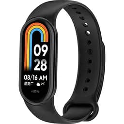 Силіконовий ремінець BeCover для Xiaomi Mi Smart Band 8 Black (709376)