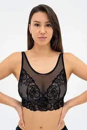 Жіночий топ VIOLETTA 016 07 02 Effetto Lingerie чорний 38/S