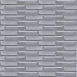 3D панель самоклеящаяся кладка 770х700х5мм Серебро (034) SW-00000217