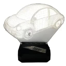 Світильник нічник 3D VW Beetle USB, акумулятор