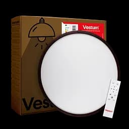 Стельовий світильник люстра Vestum WOOD 60W 375*60мм з д/у - мініатюра 7
