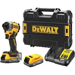 Шуруповерт ударный аккумуляторный DeWALT бесщеточный XR Li-Ion 18 В PowerStack (DCF850E2T)