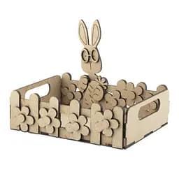Заготовка для декорирования "Корзинка с зайчиком" Fabrika Decoru FDPO-145