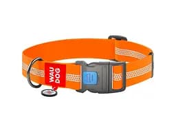 Ошейник для животных WAUDOG Waterproof пластиковый фастекс XXL Ш 40 мм Д 46-70 см оранжевый (25104)