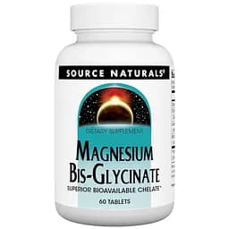 Минералы Source Naturals Magnesium Bis-Glycinate 60 таблеток